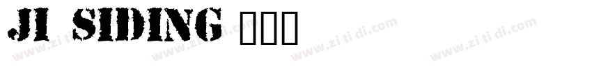JI Siding字体转换